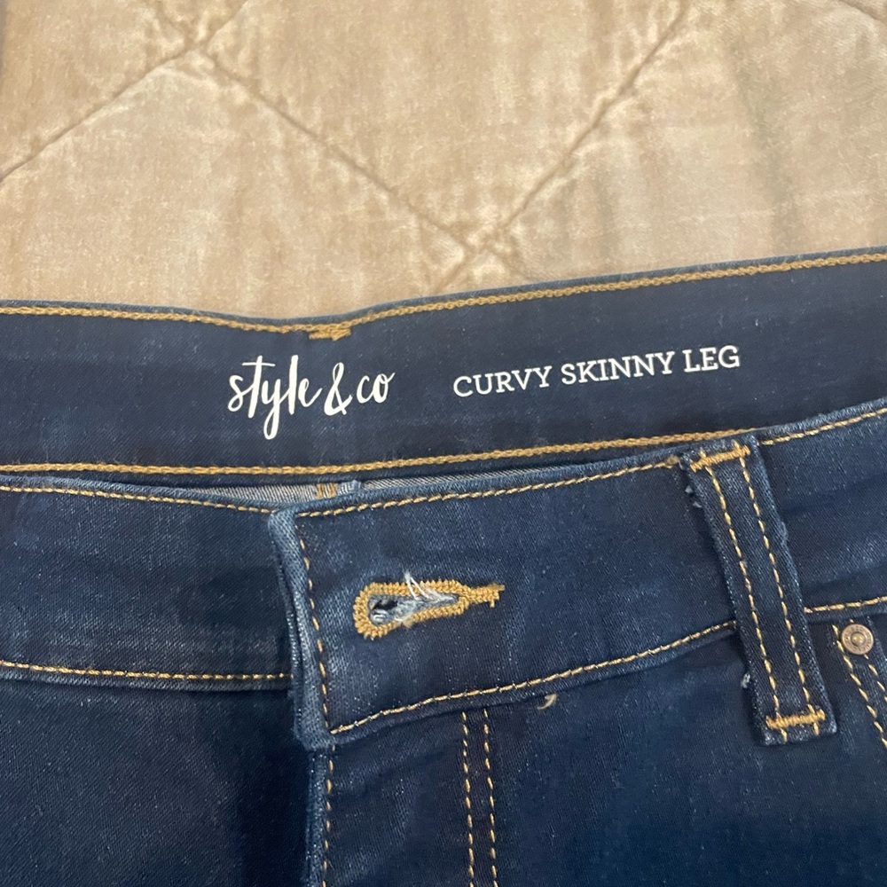 Style & Co. Dark Blue Denim Jeans